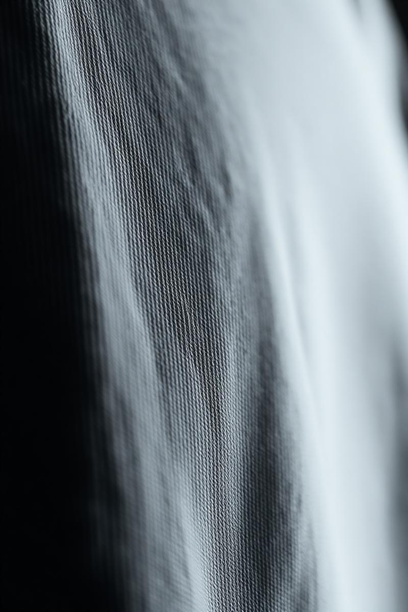 Heavyweight cotton fabric texture close up